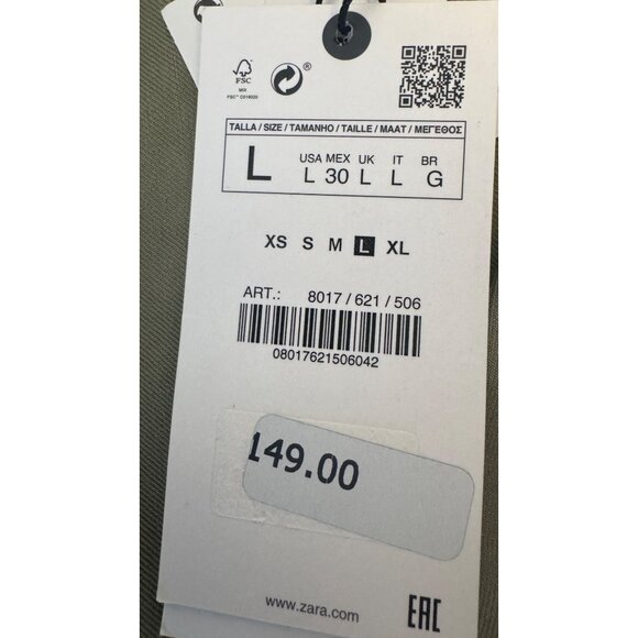 NWT ZARA Medium Asymmetrical One Shoulder Linen Maxi Dress - Picture 12 of 16